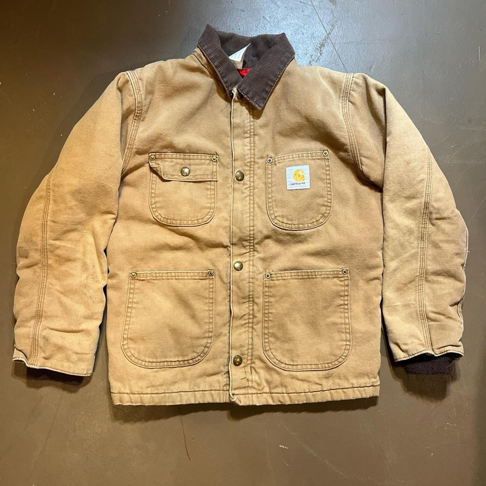 Carhartt Kids Brown Jacket with Dark Collar